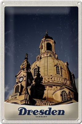 Produktbild von Blechschild Reise 20x30cm Dresden Kunst Mittelalter Architektur