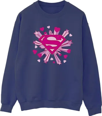 Produktbild von DC Comics - Sweatshirt für Damen BI35268 (L) (Marineblau)