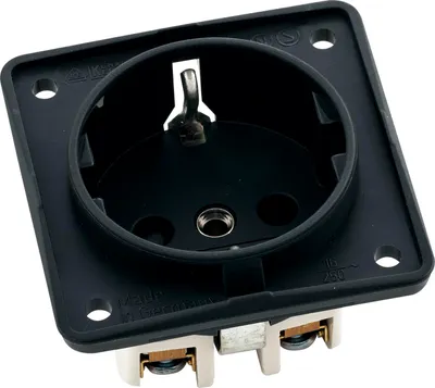 Produktbild von Hager 9419505, Schwarz, IP44, 250 V, 10 Stück(e)