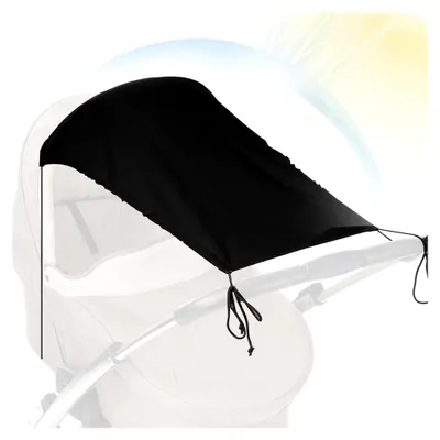 Produktbild von Universal Sonnensegel für Kinderwagen mit UV-Schutz UPF 50+ - Flexibles, verstellbares Sonnenverdeck für Babywanne und Markisen