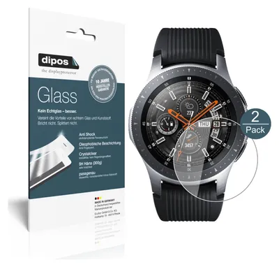 Produktbild von Dipos Glass, Displayschutz, Smartwatch, Transparent, Samsung, Samsung Galaxy Watch 46mm, Kunststoff