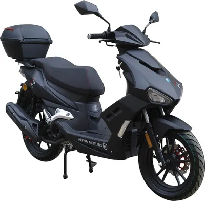 Produktbild von Motorroller Mustang FI 125 ccm 85 km/h EURO 5+ mattschwarz inkl. Topcase