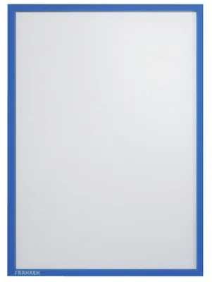 Image de Franken ITSA4M/503 X-tra!Line® Pochette porte-documents Frame It - A4, film rigide, mat, bleu, 5 pièces