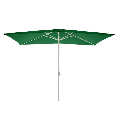 Produktbild von VCM Sonnenschirm eckig | Maße ca. 2x3 m | Schirm mit Kurbel | Rechteckschirm | Sonnenschutz | Grün