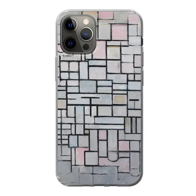 Produktbild von MuchoWow® Handyhülle Schutzhülle Hülle für iPhone 12 Pro Komposition 6 - Piet Mondrian Silikon Softcase Handy Hülle - Abdeckung