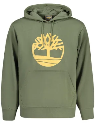 Imagen del producto de Sudadera Timberland para hombre con cremallera, color verde.