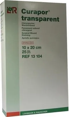 Produktbild von CURAPOR Wundverband steril transparent 10x20 cm
