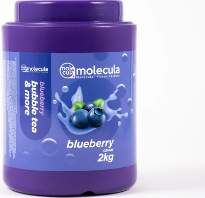 Produktbild von Popping Boba I Molekularer Kaviar Bubble Tea, Bubbles, Bubble tea Perlen 2kg I Blaubeere