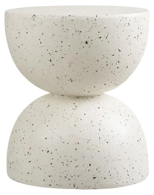 Productafbeelding van Bonita bijzettafel in terrazzo-effect fiberclay, ø40 cm
