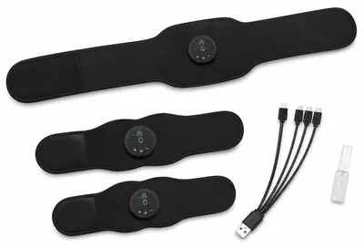 Produktbild von EMS Muskelstimulator Bauchtrainer, wiederaufladbarer Bauchmuskeltrainer mit Display, 12 Modi, 19 Stufen, kabelloser Fitness Trainer für Ganzkörpertraining