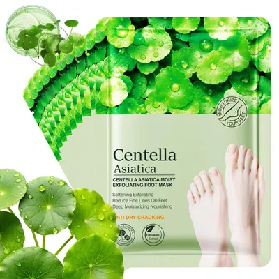 Produktbild von 10 Paar Fußmasken mit Centella Asiatica
