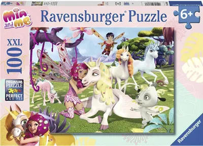 Produktbild von Ravensburger Kinderpuzzle 13388 - Wahre Einhorn-Freundschaft - 100 Teile XXL Mia and Me Puzzle für Kinder ab 6 Jahren