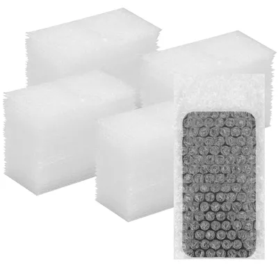 Produktbild von Luftpolsterbeutel – 4" x 8" – Transparente Versandbeutel – 200 Stück