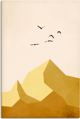 Produktbild von ARTland Leinwandbild Zugspitze, DREI Größe: 40x60 cm
