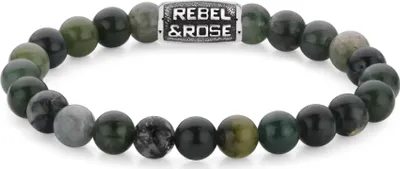 Produktbild von Rebel and Rose Stones Only RR-80098-V Herrenarmband, Armbandumfang:19cm