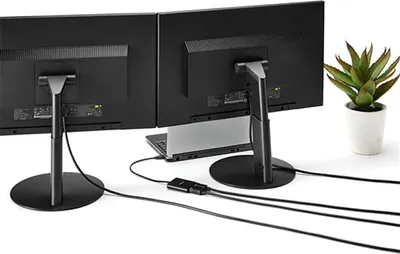 Image de Startech.com 2 port usb-c to displayport multiplier splitter - mst dp hub concentrator for 2 monitors - splitter,3 ans