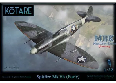 Produktbild von KOTARE Models KTR32006 Supermarine Spitfire Mk. Vb (Early)