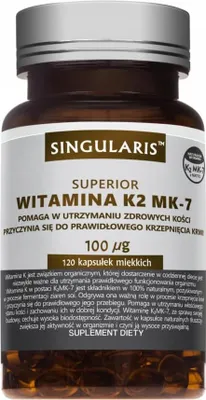 Produktbild von SINGULARIS Vitamin K2 MK-7 Superior 100 uq 120 Kapseln