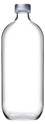 Produktbild von Glasflasche, transparent, 1,1 l