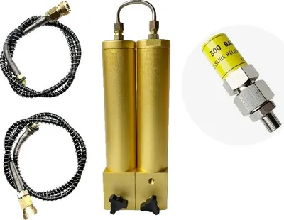 Produktbild von Luftkompressorfilter, Hochdruckfeuchtigkeitsentfernung, langlebiges Design, L286mm Sicherheitsventil