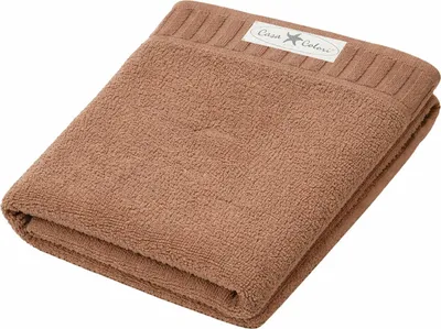 Produktbild von Casa Colori Frottier Duschtuch 70x140cm 70 x 140 cm taupe Hohe Farbbrillanz, Einfache Pflege