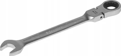 Produktbild von Schmith Ringmaulschlüssel mit Ratsche und Gelenk 21 mm aus CrV Stahl Profi Werkstatt Werkzeug