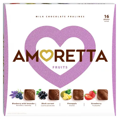 Zdjęcie produktu dla Cukierki Mieszanka Owocowa Amoretta 109g