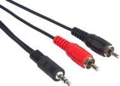 Produktbild von PremiumCord Kabel Jack 3.5mm-2xCINCH M/M 15m