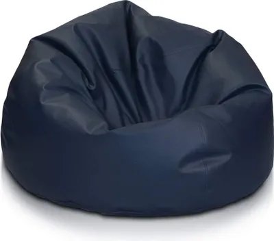 Produktbild von Ecopuf Sakwa, Sitzkissen Sessel Bean Bag, Sitzsack Kunstleder, Blau E11, L