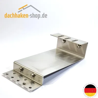 Produktbild von Dachhaken Biberschwanz Doppeldeckung | Edelstahl 1.4301 | 2-fach verstellbar