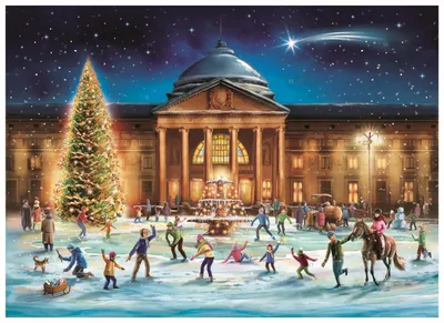 Produktbild von Adventskalender No. 322 Kurhaus Wiesbaden DIN A3