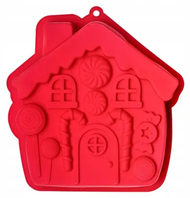 Produktbild von Altom Design Silikon-Backform Lebkuchenhaus mit Weihnachtsmotiv