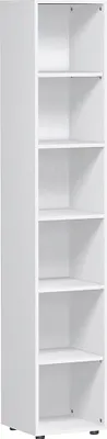 Produktbild von Geramöbel Regal mit Standfüßen, 400x400x2160, Weiß, S-346001-W