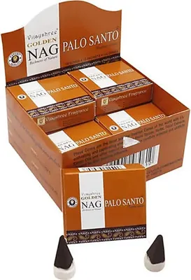 Produktbild von Golden Nag Palo Santo Räucherkegel -- 20gr online bestellen