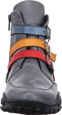 Immagine prodotto di Gemini stivaletto donna sportivo da barca tre cinturini con fibbia 033568-02, misura:37 EU, colore:Grigio