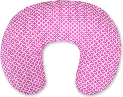 Imagen del producto de Almohada de lactancia desmontable con forma de frijol - mini-rosa