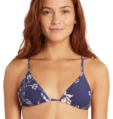 Image de Haut de maillot de bain bikini Billabong Lost Dusty Tria, modèle pour femmes, avec motif floral, taille M