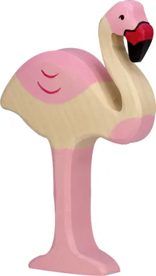 Produktbild von Holztiger Flamingo Holzfigur