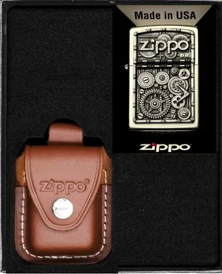 Produktbild von ZIPPO Feuerzeug-Set GEAR WEELS Geschenk No4