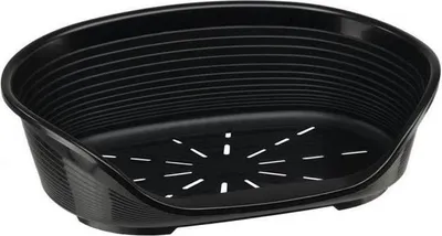 Image de Panier pour Animaux Siesta Deluxe, 49 x 36 x 17,5 cm, Taille 2, Noir, Ferplast