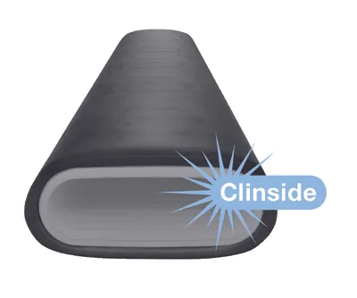 Produktbild von Lüftungsrohr ComfoTube Therm flat 51 da: 69 x 156 mm, 10 m, schw, gedämmt von Zehnder - 990328032