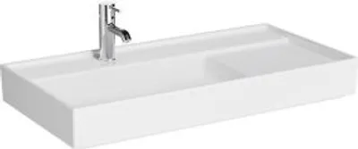 Produktbild von VITRA 7416B003-0041 Waschtisch ArchiPlan 90x46cm asymmet.