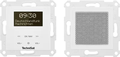 Produktbild von TechniSat DIGITRADIO UP 55 | DAB+ / UKW Unterputzradio, flexibler Einbau | weiß