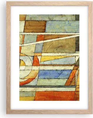 Produktbild von Gerahmtes Poster - Rahmen in heller Eiche - Abstraktion modern - 30x40 cm - Wand Bild - Wanddeko - Wandbilder - Wandposter - Bilderrahmen - Bilder - Kunstdruck - Wandbild - P2NPA30x40-3611