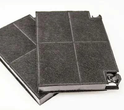 2 Aktivkohlefilter für Dunstabzugshaube, 193x137x20 mm