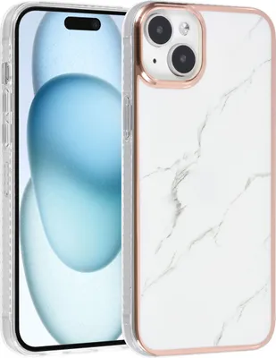Produktbild von UNIQ Accessory iPhone 15 & 14 Plus TPU Back Cover - Marble