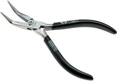 Image de C.K Tools Zangen, Spitzzange, Gebogen/Gezahnt, 145mm (T3769)