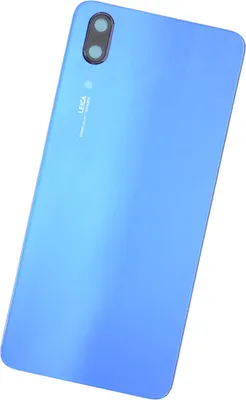 Produktbild von Für Huawei P20 Akkudeckel Back Cover Mit Kameralinse + Kleber Midnight Blue Blau