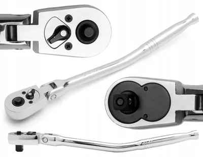 Obrázek produktu pro SATA ST12911SC, rychloupínací ráčnový klíč 3/8", s otočnou hlavou