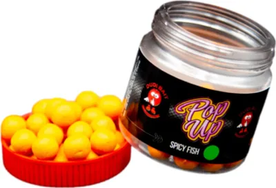 Produktbild von Dudi Bait Pop Up Spicy Fish guľôčky 10 mm